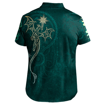 Celestial Dragon Button Up Shirt