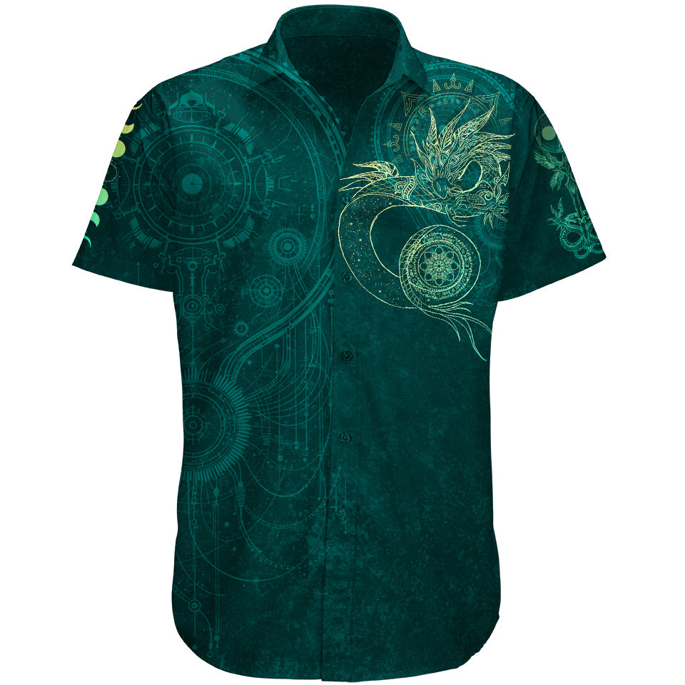 Celestial Dragon Button Up Shirt