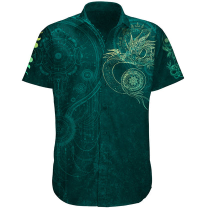 Celestial Dragon Button Up Shirt