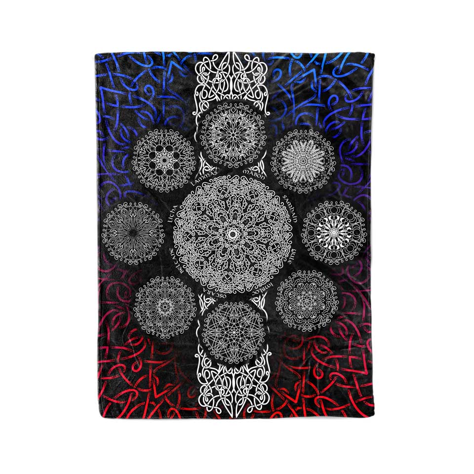 Blanket 50x60 / MicroFleece Wheel of the Year Blanket WHEEL-OF-THE-YEAR_BLANKET-50x60
