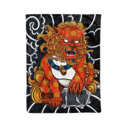 Blanket 60x80 / Sherpa Fu Dog Blanket FUDOG_BLANKET_60x80-SHERPA
