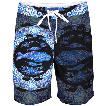 Boardshorts SM / 18 Inch / Black Delft Ocean Boardshorts DELFT-OCEAN-BLACK_BOARDSHORTS-18_SM