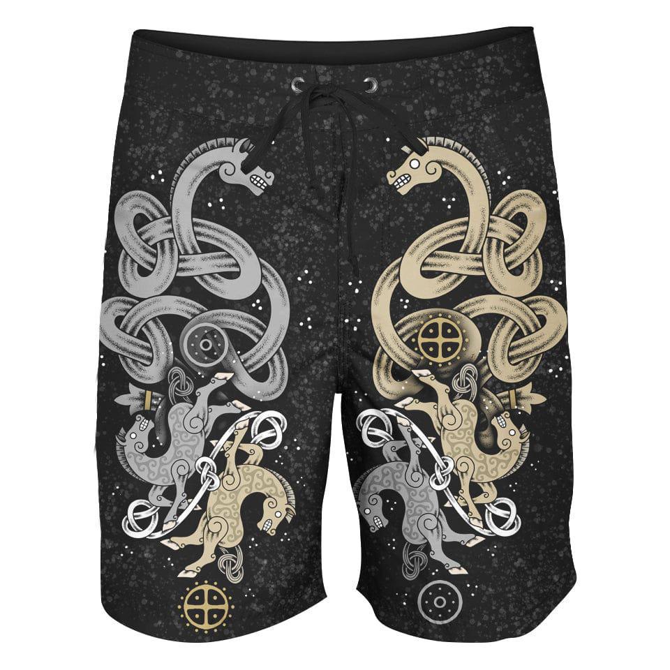 Boardshorts SM / 18 Inch Dagr & Nótt Boardshorts SKINFAXI_BOARDSHORTS-18_SM