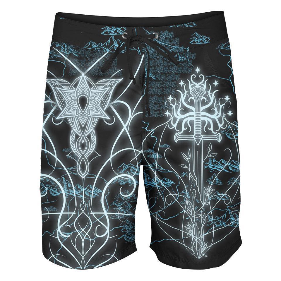 Boardshorts SM / 18 Inch Elven Boardshorts - Fantasy Edition EVEN-BLU_BOARDSHORTS-18_SM