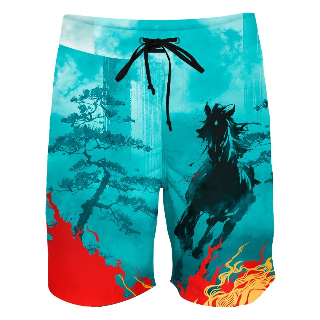 Boardshorts SM / 18 Inch Flamebound Boardshorts HORSE_BOARDSHORTS-18_SM