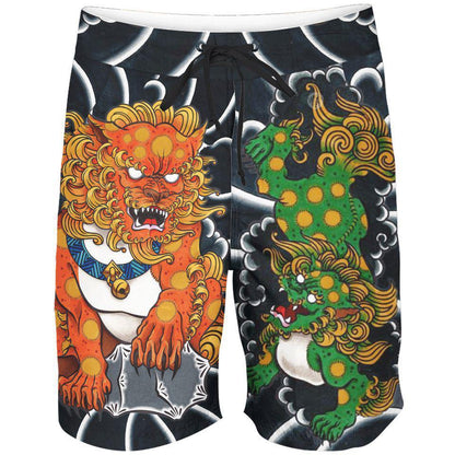 Boardshorts SM / 18 Inch Fu Dog Boardshorts FUDOG_BOARDSHORTS-18_SM
