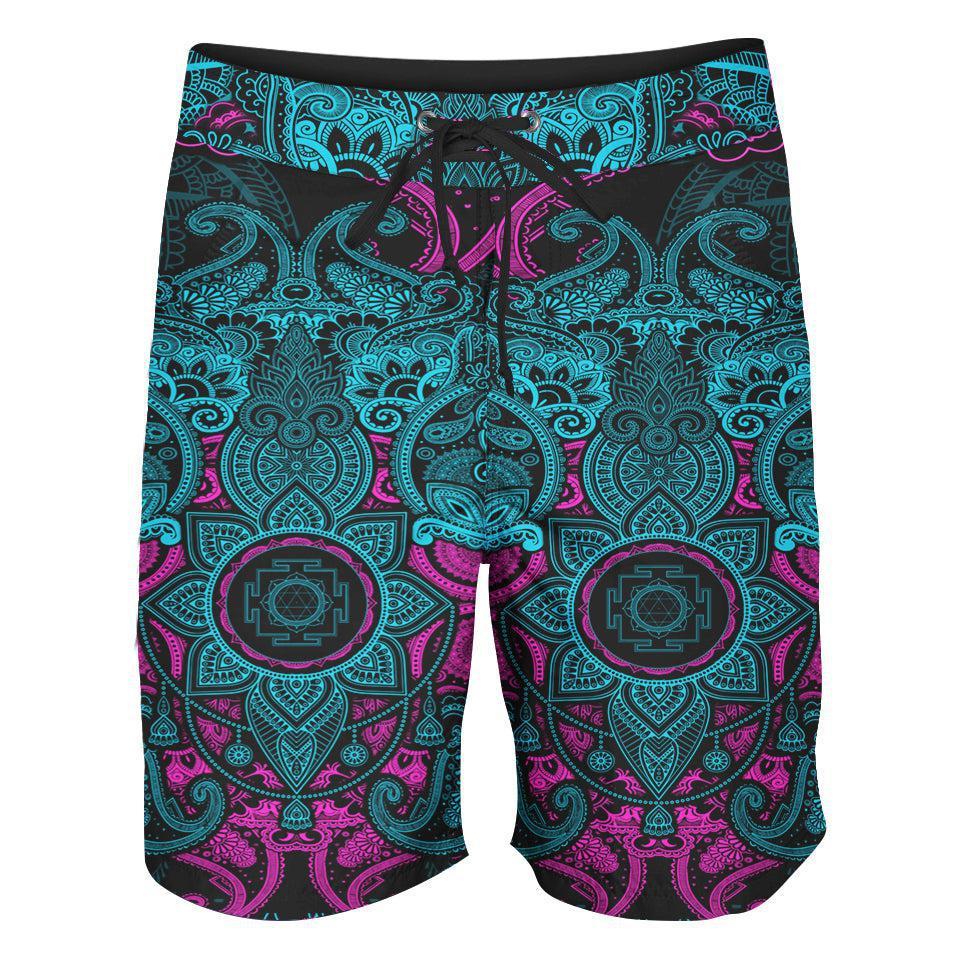 Boardshorts SM / 18 Inch Kali Boardshorts - Lotus Edition KALI-PNK_BOARDSHORTS-18_SM