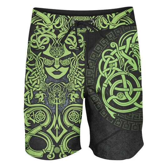 Boardshorts SM / 18 Inch Medusa Boardshorts - Snake Edition MEDGR_BOARDSHORTS-18_SM