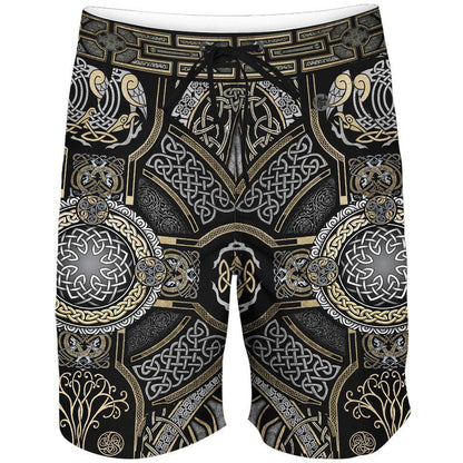Boardshorts SM / 18 Inch / Original Celtic Suncatcher Boardshorts CELTIC_BOARDSHORTS-18_SM