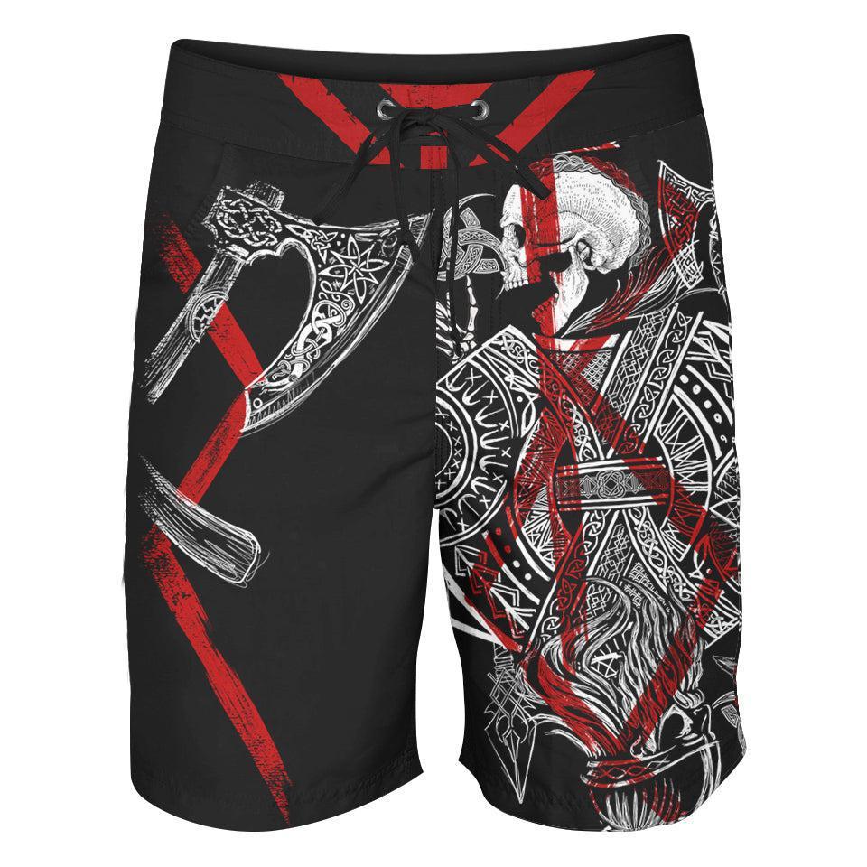 Boardshorts SM / 18 Inch Ragnar Lothbrok Boardshorts LOTHBROK-V3_BOARDSHORTS-18_SM