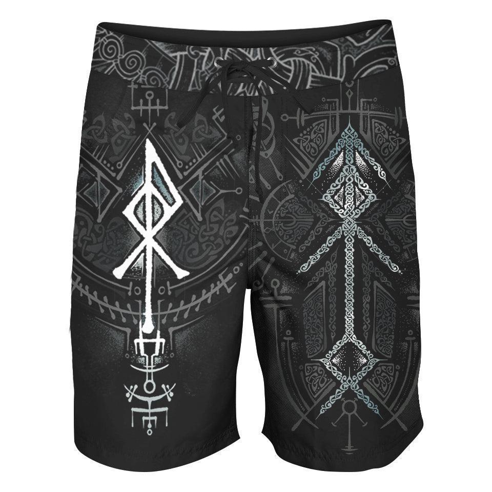 Boardshorts SM / 18 Inch Runes of Loki Boardshorts ROKI_BOARDSHORTS-18_SM