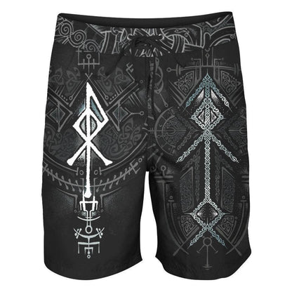 Boardshorts SM / 18 Inch Runes of Loki Boardshorts ROKI_BOARDSHORTS-18_SM
