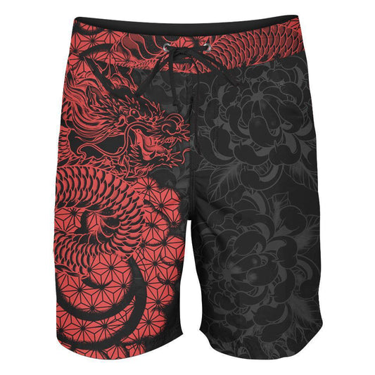 Boardshorts SM / 18 Inch Ryu Boardshorts - Aka Edition RATSU_BOARDSHORTS-18_SM