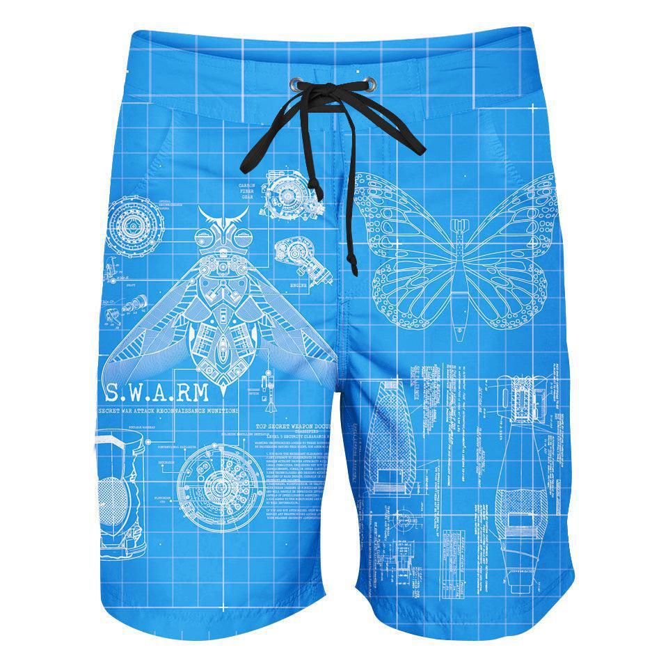 Boardshorts SM / 18 Inch Swarm Boardshorts SWARM_BOARDSHORTS-18_SM