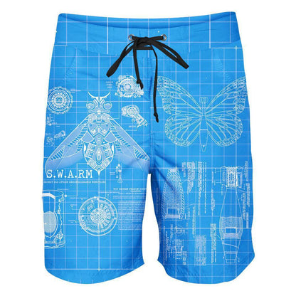 Boardshorts SM / 18 Inch Swarm Boardshorts SWARM_BOARDSHORTS-18_SM
