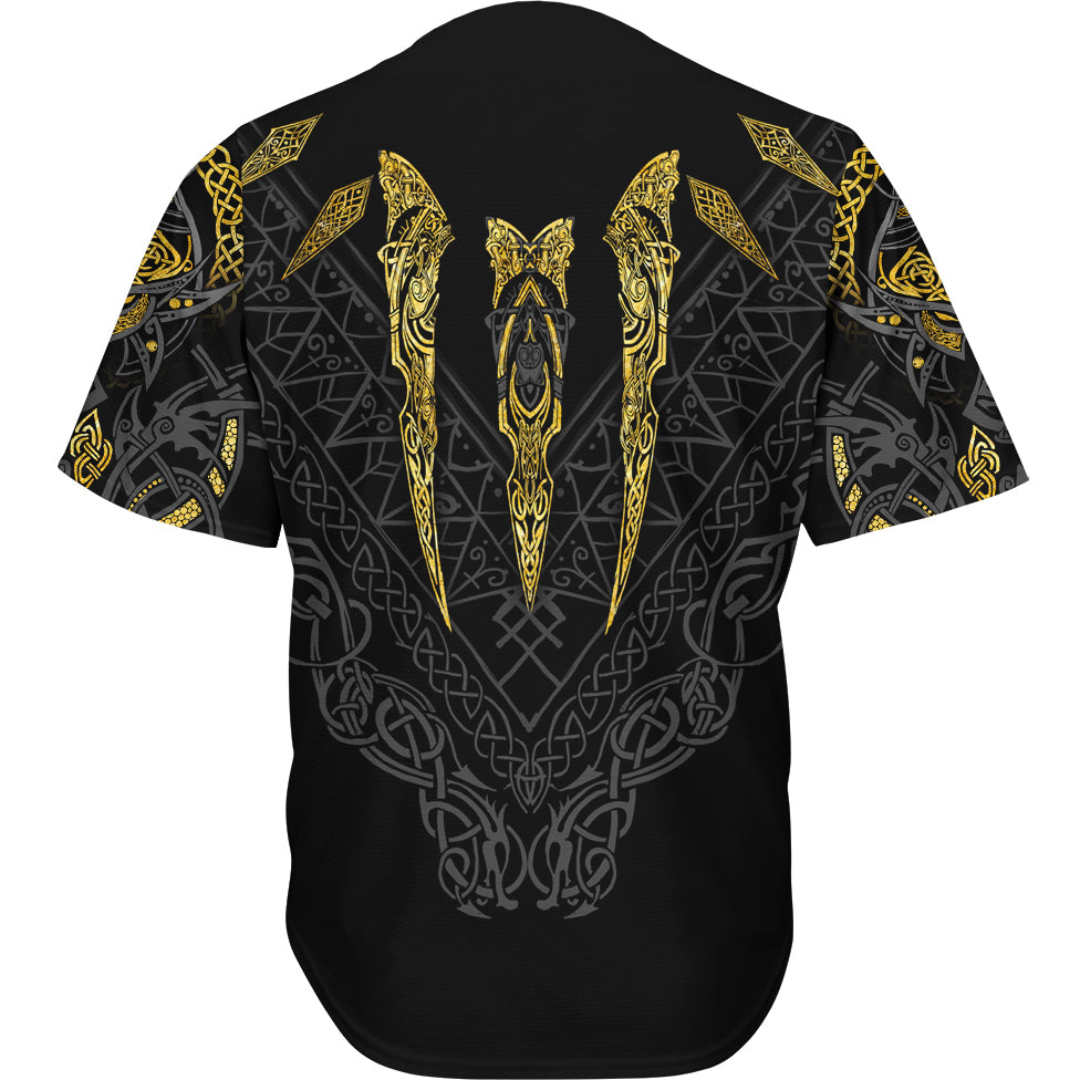 Button Up Shirt Fenrir's Wrath Baseball Shirt