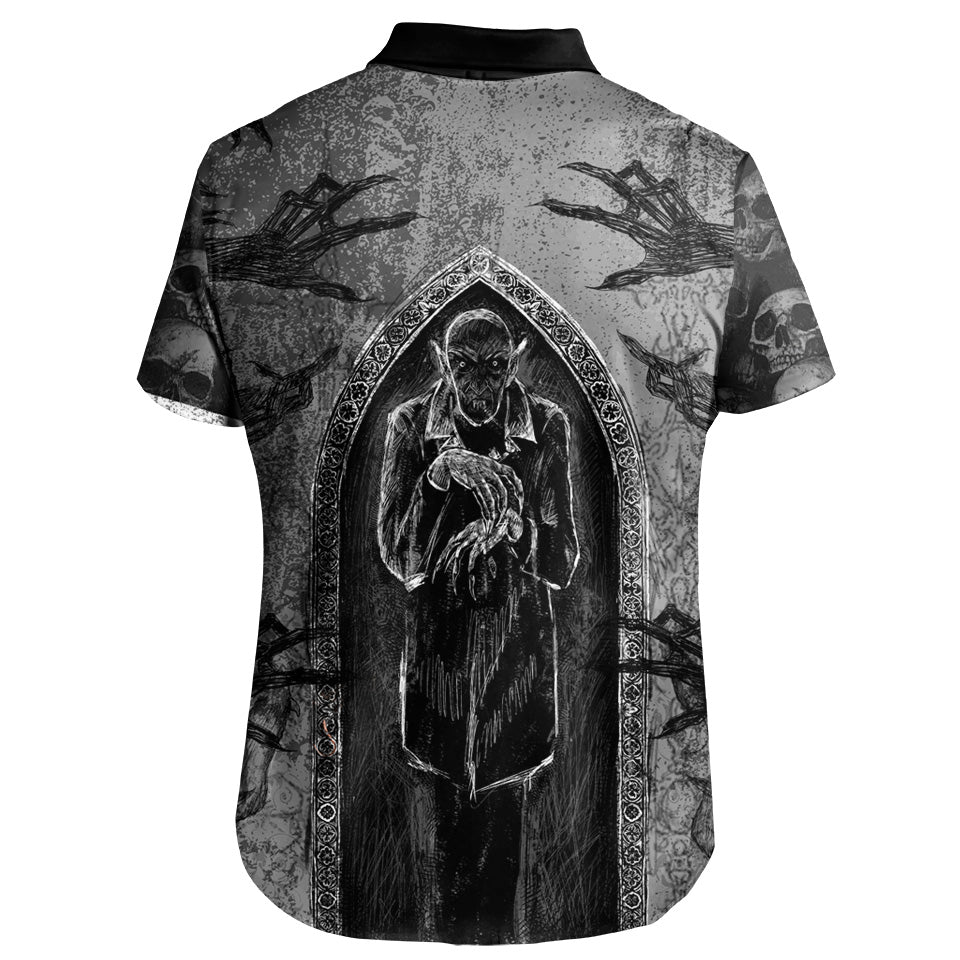 Button Up Shirt Nosferatu Button Up Shirt