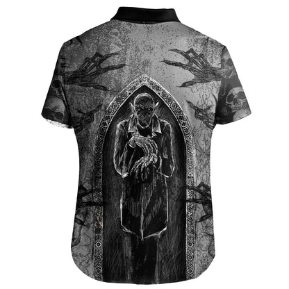 Button Up Shirt Nosferatu Button Up Shirt