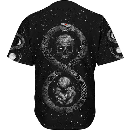 Button Up Shirt Ouroborus Baseball Shirt