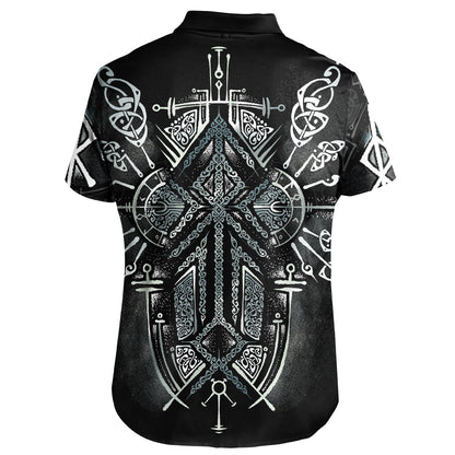 Button Up Shirt Runes of Loki Button Up Shirt