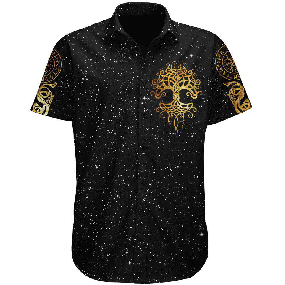 Button Up Shirt S Yggdrasil Button Up Shirt YGGDRASIL_SS-BUTTON-UP-V2_SM
