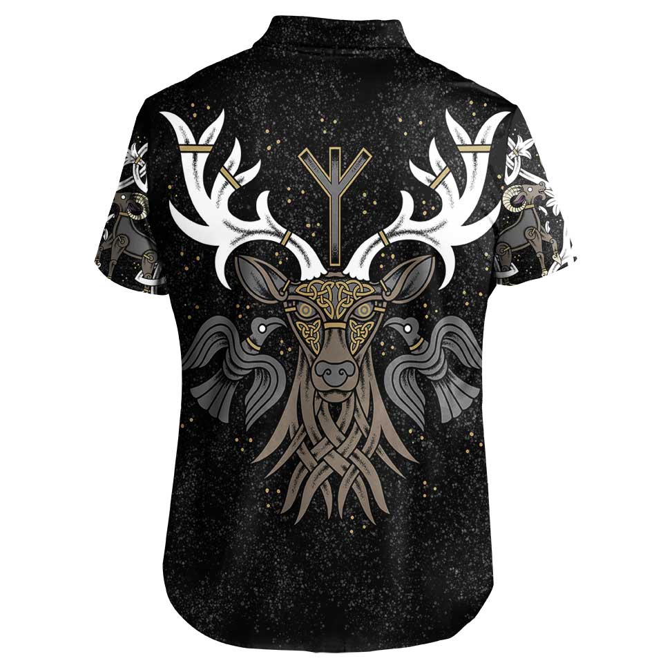 Button Up Shirt Stag of Valhalla Button Up Shirt