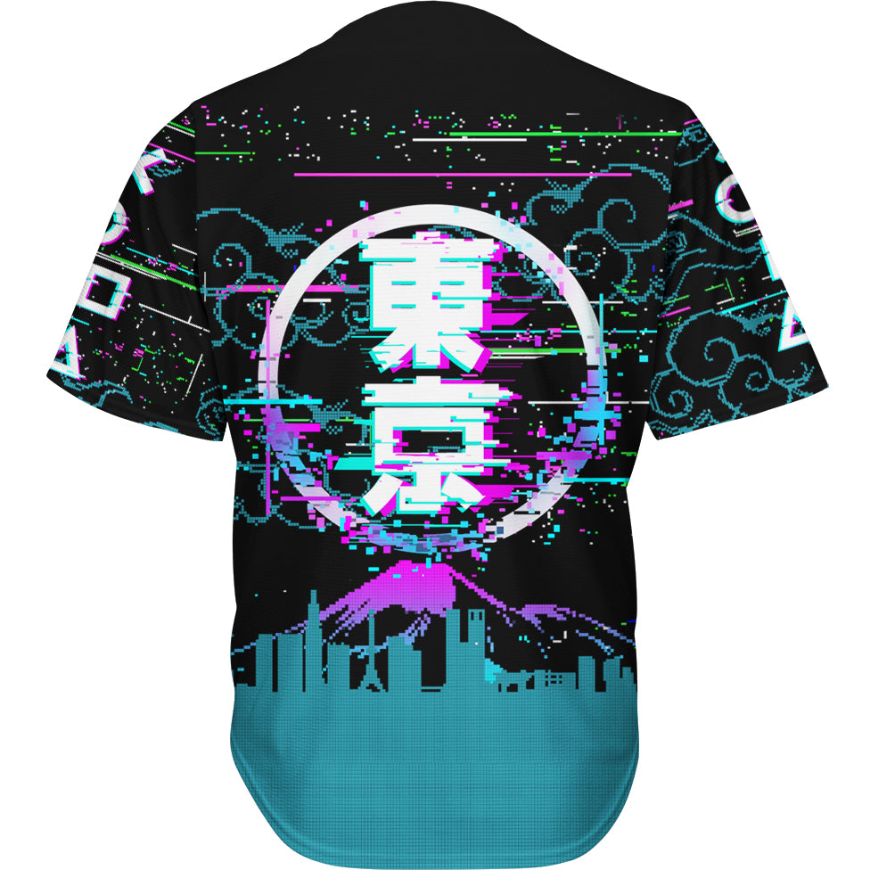 Button Up Shirt Tokyo Baseball Shirt