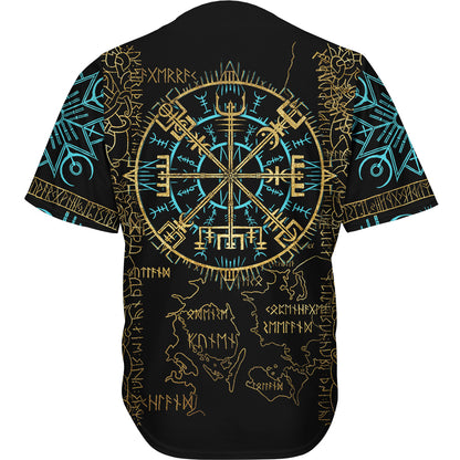 Button Up Shirt Vegvisir Baseball Shirt