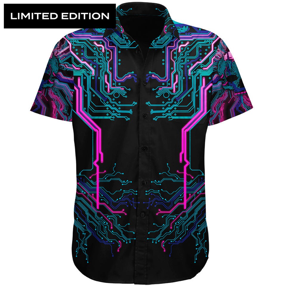 Cyber Button Up Shirt - Limited – Lunafide