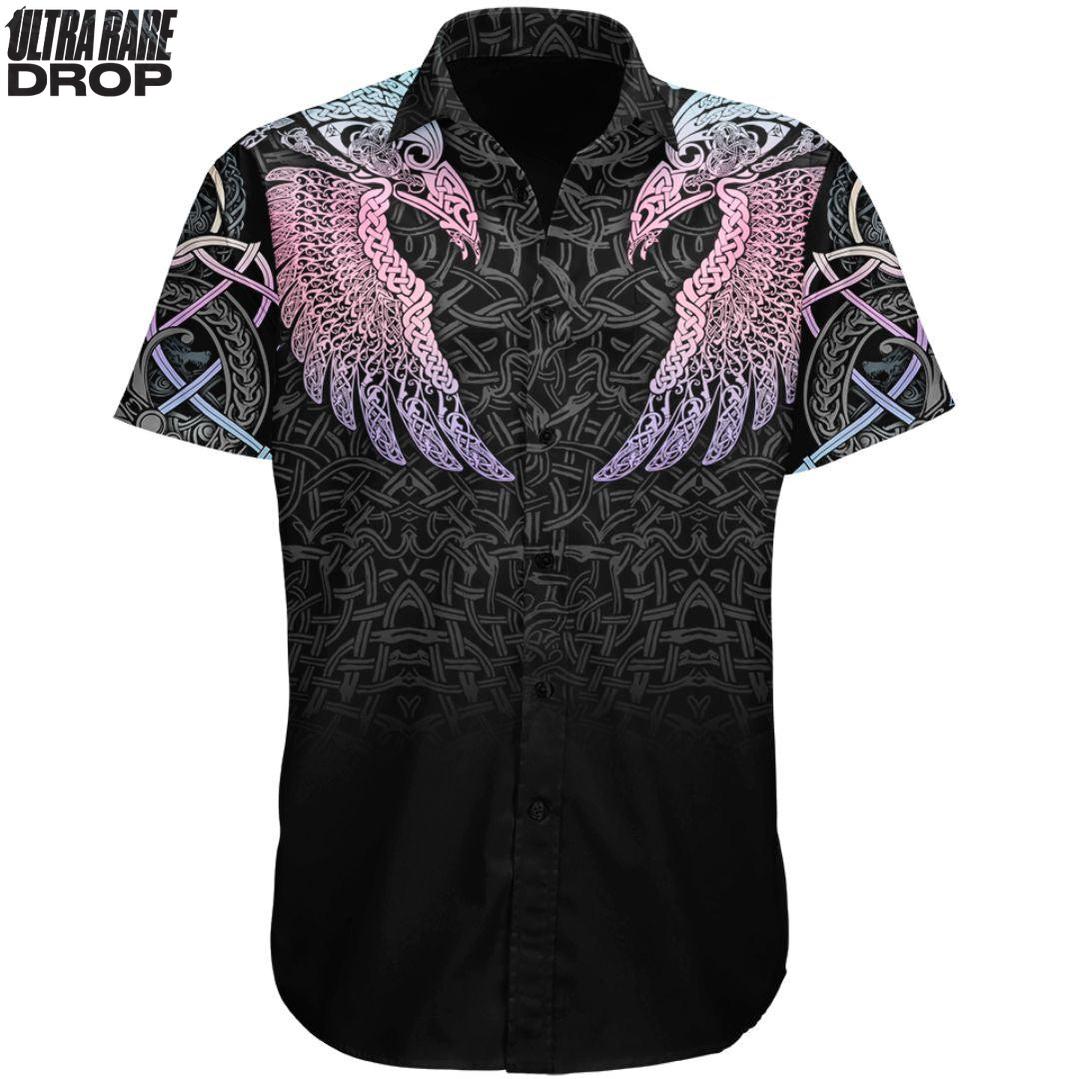 Button Up Shirt XS Dual Ascent (Vigil) Ultra Rare Button Up Shirt - Only 300 Units Across All Styles MUNNIN-FNR-HOLO_SS-BUTTON-UP-V2_XS