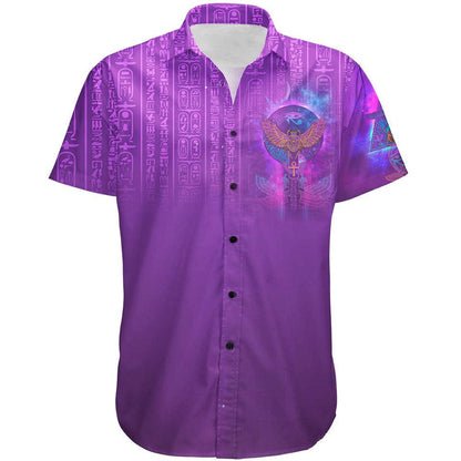 Button Up Shirt XS Egyptian Scarab Special Edition Button Up Shirt SCARABLTD_SS-BUTTON-UP-V2_XS