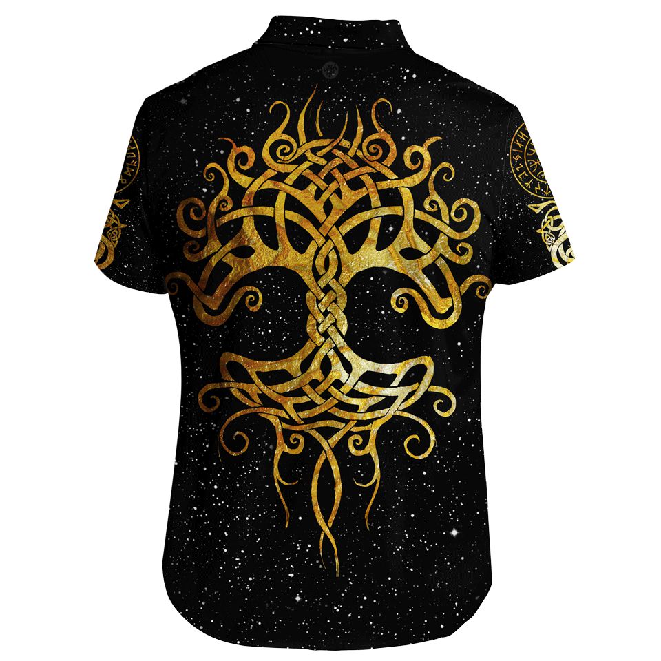 Button Up Shirt Yggdrasil Button Up Shirt