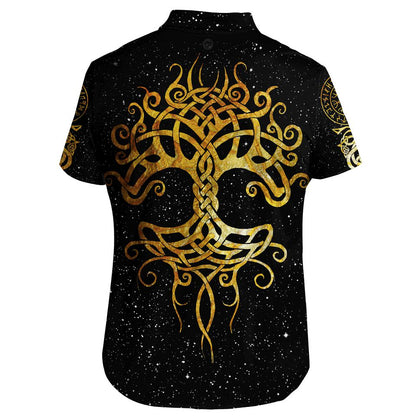 Button Up Shirt Yggdrasil Button Up Shirt