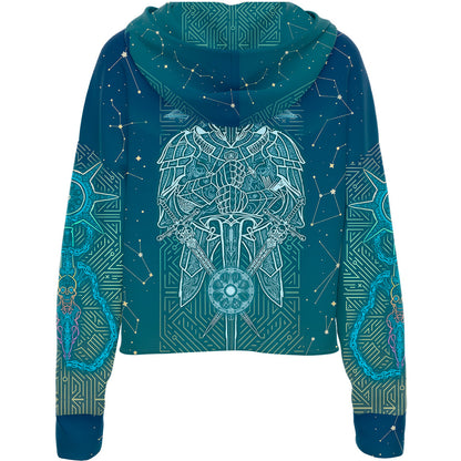 Celestial Guardian Limited Edition Drop Shoulder Crop Hoodie