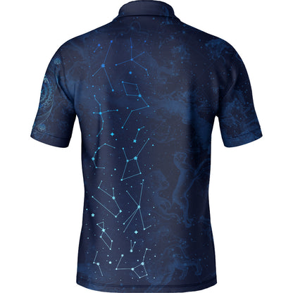 Celestial Compass Men's Polo