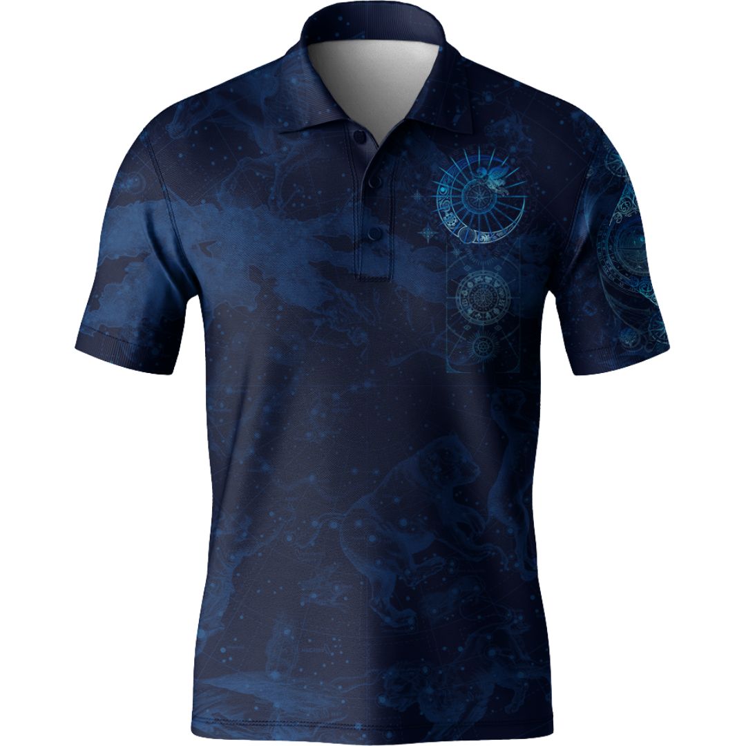 Celestial Compass Men's Polo
