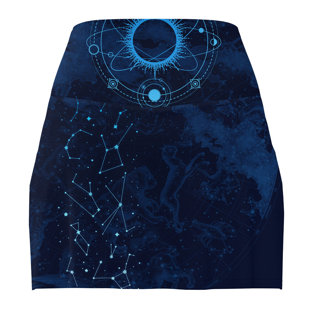 Celestial Compass Athletic Skort