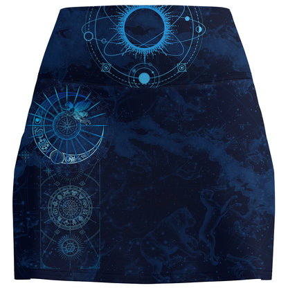 Celestial Compass Athletic Skort