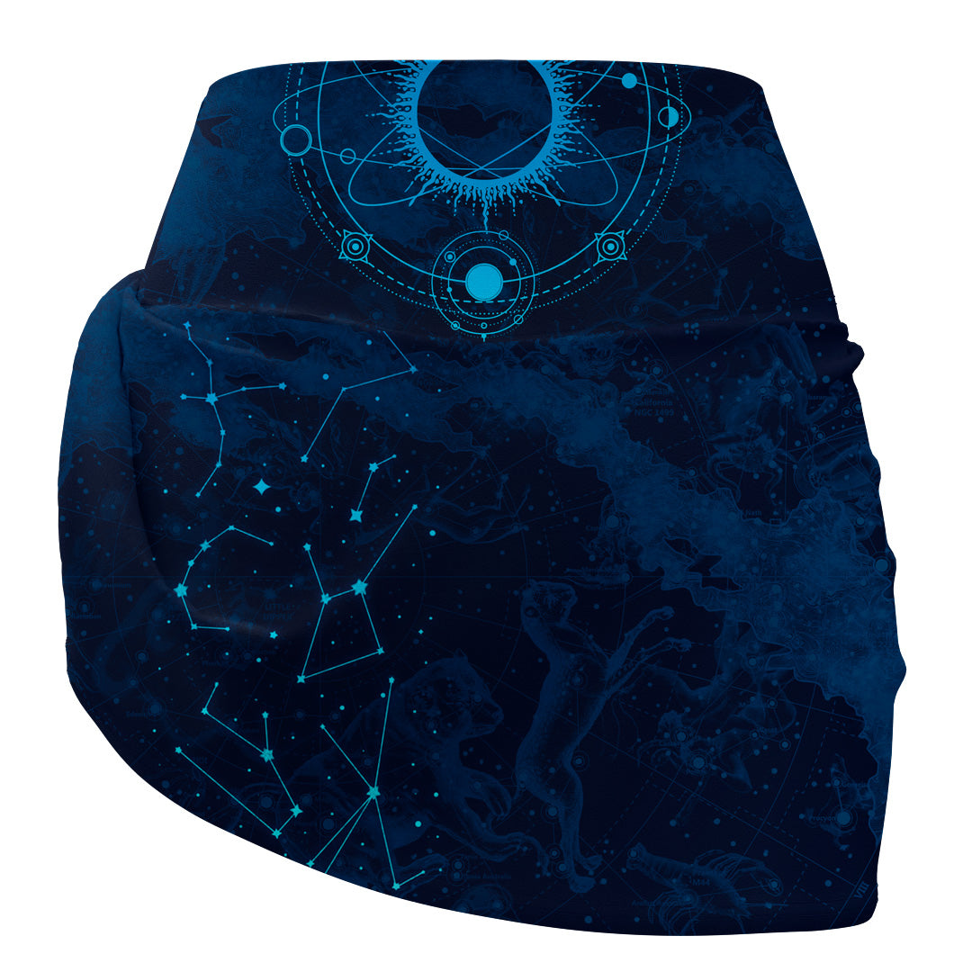 Celestial Compass Athletic Skort