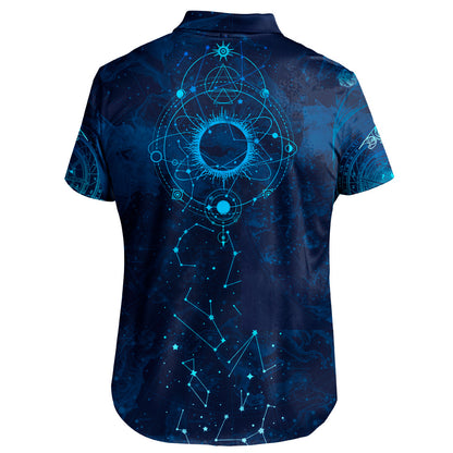 Celestial Compass Button Up Shirt