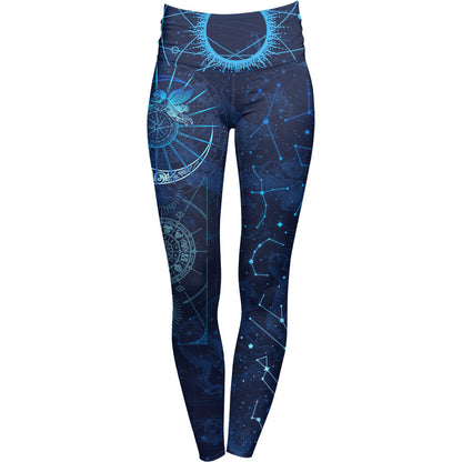 Celestial Compass High Waisted Leggings