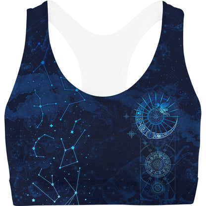 Celestial Compass Sports Crop