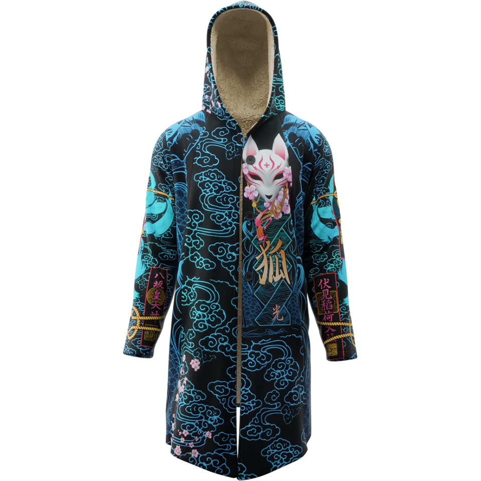 Cloak Kitsune Cloak - Blue Edition
