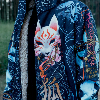 Cloak Kitsune Cloak - Blue Edition
