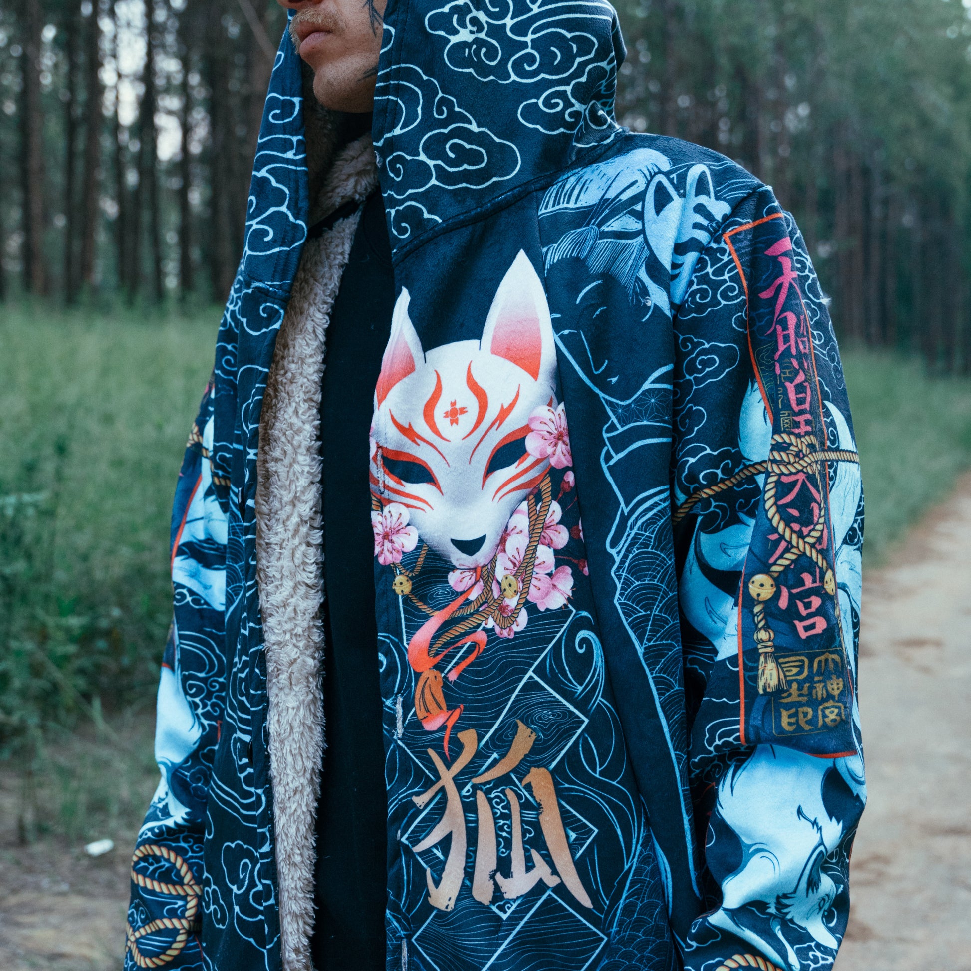Cloak Kitsune Cloak - Blue Edition