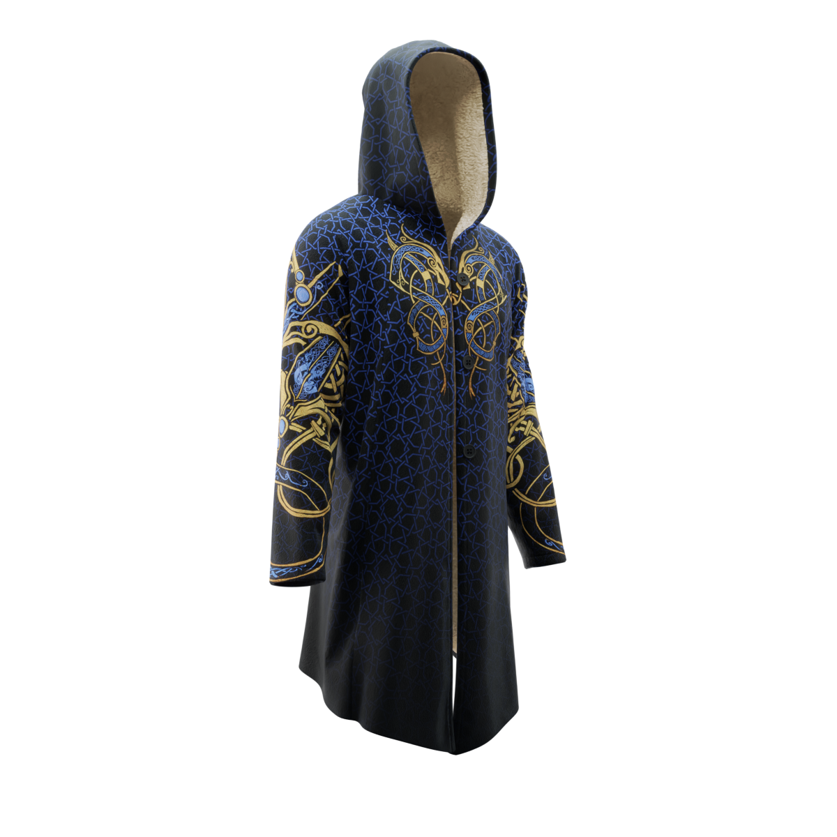 Cloak XS / Beige Sherpa Great Serpent Cloak 502-CLOAK_XS_GREAT-SERPENT