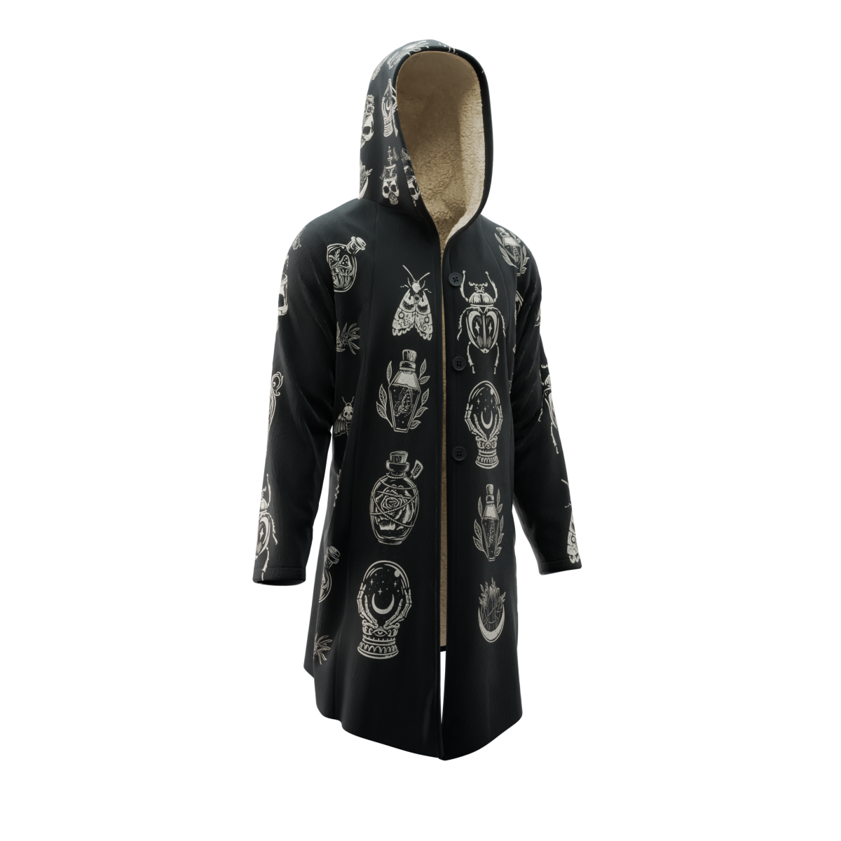 Cloak XS / Beige Sherpa Magick Cloak 502-CLOAK_XS_MAGICK
