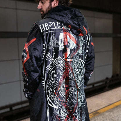 Cloak XS / Beige Sherpa Ragnar Lothbrok Cloak 503-CLOAK_XS_LOTHBROK-V3