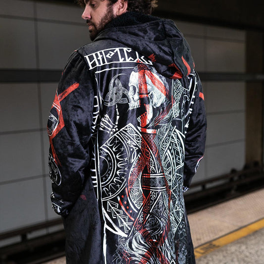 Cloak XS / Beige Sherpa Ragnar Lothbrok Cloak 503-CLOAK_XS_LOTHBROK-V3