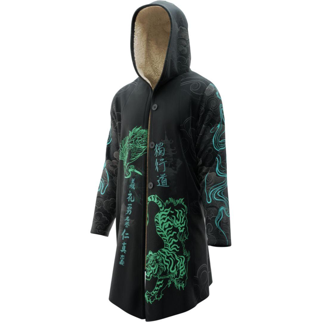 Cloak XS / Beige Sherpa Suminagashi Special Edition Cloak 502-CLOAK_XS_SUMINAGASHI-LTD